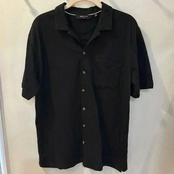 Kenneth Cole Other - Kenneth Cole Men’s Cotton Button Down Short Sleeve Shirt Size M